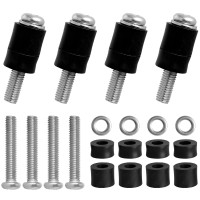 Belleone Wall Mounting Screws Bolts Fit For Samsung Tv - M8 X 45Mm With 25Mm Long Spacers, Solid Screw Bolts Hardware, Tv Mounting Bolts Compatible With Samsung 50 55 60 65 70 75 82 Tv