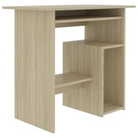 Vidaxl Desk Sonoma Oak 31.5X17.7X29.1 Engineered Wood