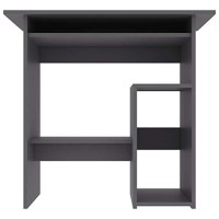 Vidaxl Desk Gray 31.5X17.7X29.1 Chipboard