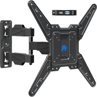 Mounting Dream Tv Wall Mount For Most 26-55 Tvs, Tv Mount Full Motion With Swivel Articulating Arm, Perfect Center Design Wall Mount Tv Bracket, Up To Vesa 400X400Mm And 77 Lbs Loading Md2418-Mx