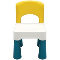 Burgkidz Plastic Kids Chair, Durable And Lightweight, 9.3 Height Seat, Indoor Or Outdoor Use For Ages 2 And Up (Macaron)