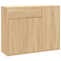 Vidaxl Sideboard Sonoma Oak 34.6X11.8X27.6 Engineered Wood