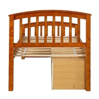 Meritline Wood Twin Bed With Storage Platform Bed With 6 Drawers And Headboard And Footboard Captain Bed For Kids, Twin
