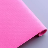 Bloss Shelf Linerson Adhesive Eva Drawer Mat Liners Roll For Bathroom,Kitchen,Desks,Deco Shelves 177A177 Inch-Pink