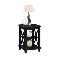 Convenience Concepts Florence End Table, Black