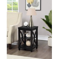 Convenience Concepts Florence End Table, Black