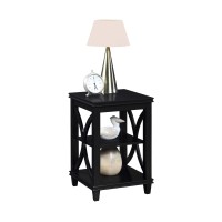 Convenience Concepts Florence End Table, Black