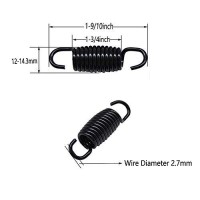 Yoogu 1-34In (Pack Of 8) Furniture Springs Replacement For Recliner Sofa Bed Black 12Turn]