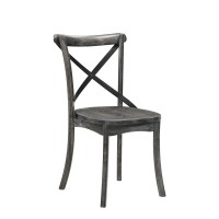Acme Furniture Kendric Side Chair, Rustic Gray