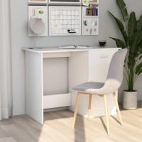 Vidaxl Desk White 39.4X19.7X29.9 Engineered Wood