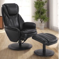 Comfort Chair Norway Manual Recliner, Black