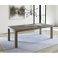 Modus Furniture Dining Table, Expands 72 To 89 X 42-Inch, Herringbone - Rustic Latte