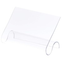 Plymor Clear Acrylic 2-Shoe Display Rest, 7 W X 325 D X 425 H (6 Pack)