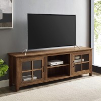 Home Accent Furnishings 70 Farmhouse Wood Tv Stand - Rustic Oak