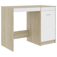 Vidaxl Desk Gray 39.4X19.7X29.9 Chipboard