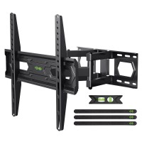 Usx Mount Ul Listed Full Motion Tv Wall Mount For Most 32-70 Flat Screen/Led/4K Tvs, Swivel/Tilt Tv Bracket With Articulating Dual Arms, Max Vesa 400X400Mm, Load 110Lbs, For 16 Wood Stud