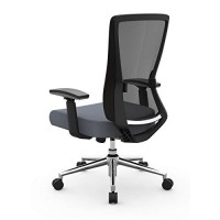 Realspacea Levari Meshvegan Leather Mid-Back Task Chair, Grayblack, Bifma Compliant