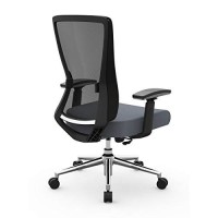 Realspacea Levari Meshvegan Leather Mid-Back Task Chair, Grayblack, Bifma Compliant