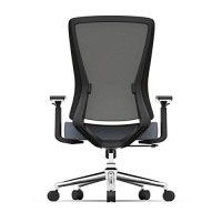 Realspacea Levari Meshvegan Leather Mid-Back Task Chair, Grayblack, Bifma Compliant