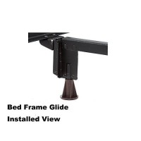 Home'S Place Steel Stem Bed Frame Feet To Replace Wheels. Replacement Feet Make Your Bed Sturdy And Protect Floor. Easy To Install. Set Of 6