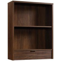 Sauder Englewood Engineered Wood Library Hutch In Spiced Mahogany