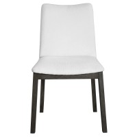 Delano White Armless Chair S2 (23586-2)