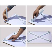 Lkbbc Foldable Laptop Desk For Bed, Bed Laptop Table, Foldable Portable Lap Bed Tray, 23.6 Inch Floor Table For Drawing, Reading And Writing