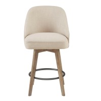 Madison Park Pearce Counter Stool With Swivel Seat Mp104-0988