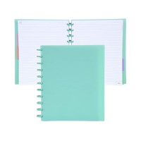 Talia Discbound Notebooks, Planner, Customizable, (Sage Green Wsage Green Discs, Letter (85In X 11In))