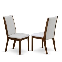 East West Furniture Lap1T47 Dining Chairs, Standard Height, Lap8T05
