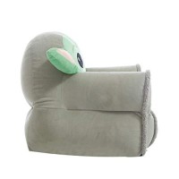 Idea Nuova Figural Mink With Sherpa Trim Bean Bag Chair For Toddlers And Kids, Star Wars Grogu