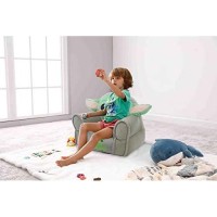 Idea Nuova Figural Mink With Sherpa Trim Bean Bag Chair For Toddlers And Kids, Star Wars Grogu