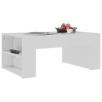 Vidaxl Coffee Table White 39.4X23.6X16.5 Engineered Wood