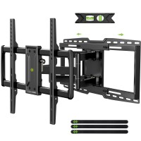 Usx Mount Full Motion Tv Wall Mount Bracket For 32-90 Tvs Up To 150Lbs With 8 Sliding Design, Ultra-Large Tv Mount For Up To 24 Studs With Swivel, Tilt, Extension & Leveling, Max Vesa 600X400Mm