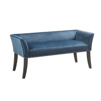 Madison Park Welburn Accent Bench With Blue Finish Mp105-1049