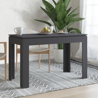 Vidaxl Dining Table Gray 47.2X23.6X29.9 Engineered Wood