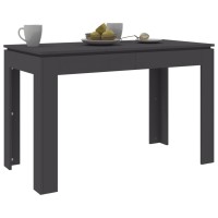 Vidaxl Dining Table Gray 47.2X23.6X29.9 Engineered Wood