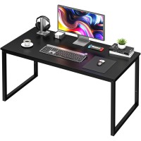Zenstyle Computer Desk 47 Modern Sturdy Office Desk Computer Table Pc Laptop Study Writing Desk For Home Office, Black