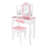 Teamson Girl'S Dressing Table With Stool (Colorbaby 85388)