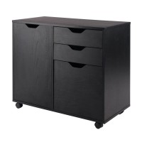Winsome Wood Halifax Cabinet, 26 H, Black