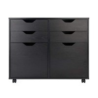 Winsome Wood Halifax Cabinet, 26 H, Black