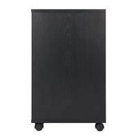 Winsome Wood Halifax Cabinet, 26 H, Black