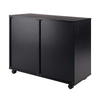 Winsome Wood Halifax Cabinet, 26 H, Black