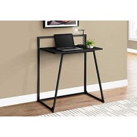 Monarch Specialties Modern Student Writing/Laptop/Study Table-Home Office Small Kids Computer Desk, Black