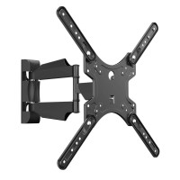 Suptek Adjustable Tv Wall Mount Swivel And Tilt Tv Arm Bracket For Most 32-55 Inch Led, Lcd Monitor And Plasma Tvs Up To 70Lbs Vesa Up To 400X400Mm (Mafd-L400)