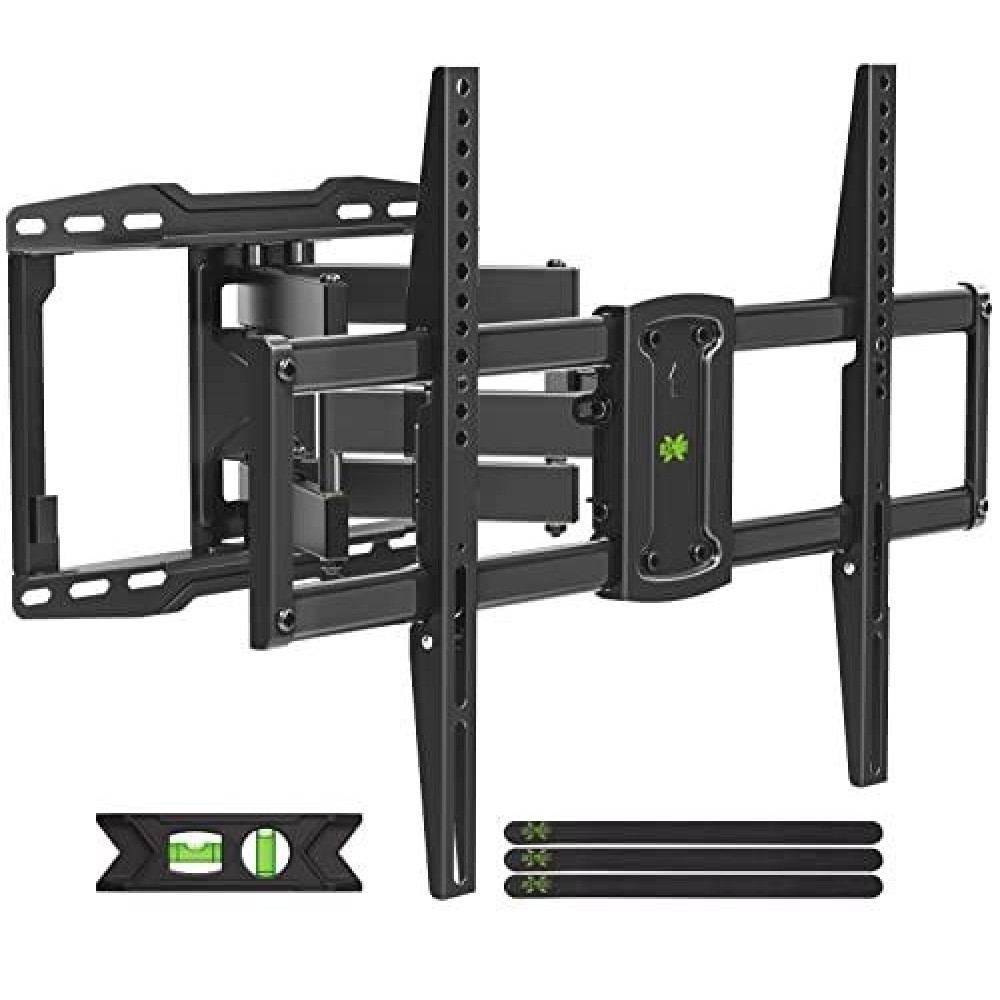 Usx Mount Ul Listed Full Motion Tv Wall Mount For Most 37-86 Inch Tv, Swivel And Tilt Mount With Dual Articulating Arms Up To 132Lbs, Vesa 600X400Mm, 16 Wood Studs, Xml019