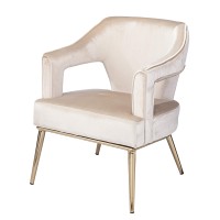 Sei Furniture Eldermain Upholstered Accent Chair, Beige