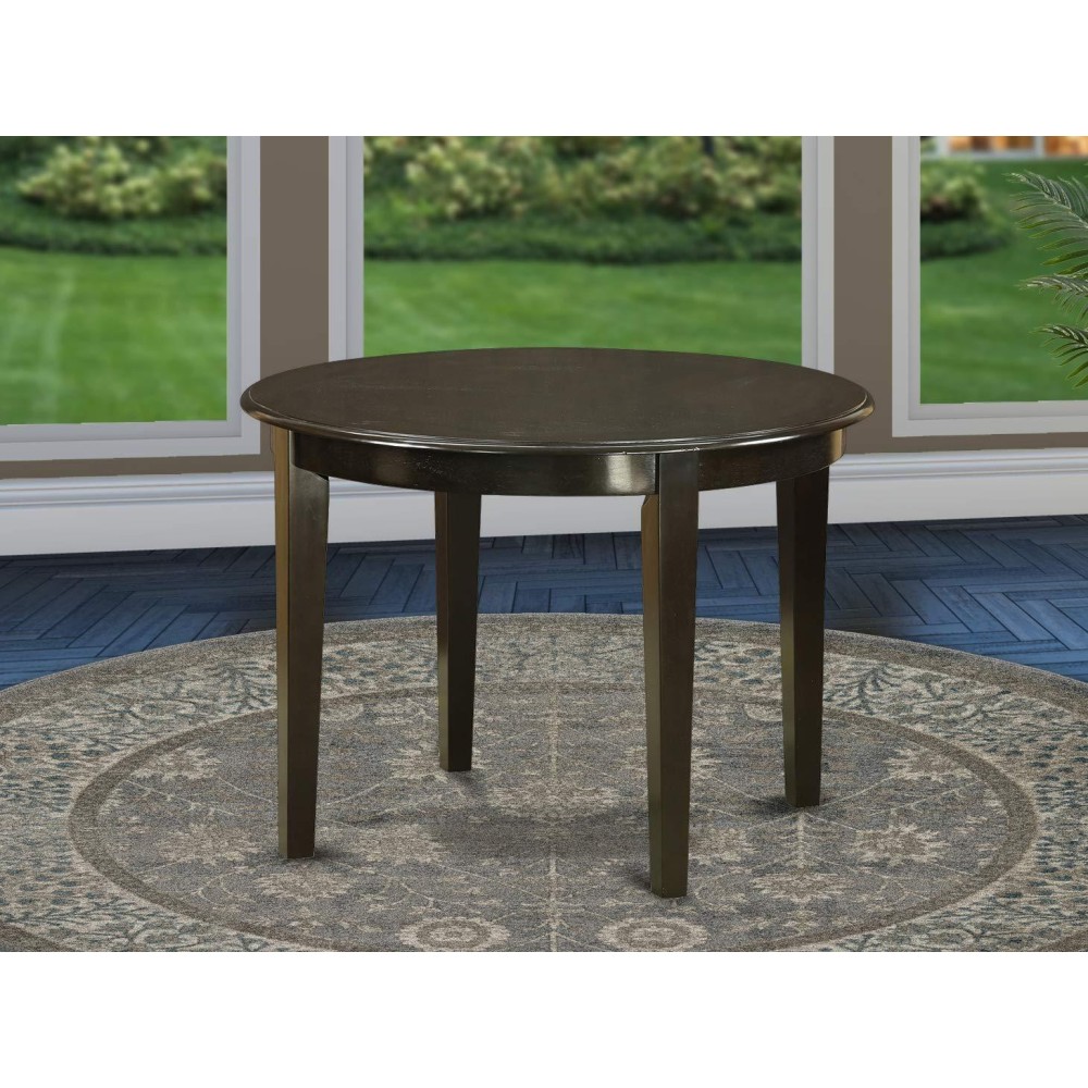 East West Furniture Abot-Cap-T Dining Room Table, 42-Inch