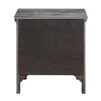 Acme Vidalia Nightstand In Rustic Gray Oak