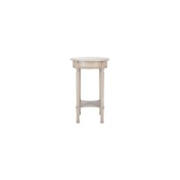 Safavieh Home Collection Tinsley Greige Bottom Shelf Round Accent Table Acc5717A 0